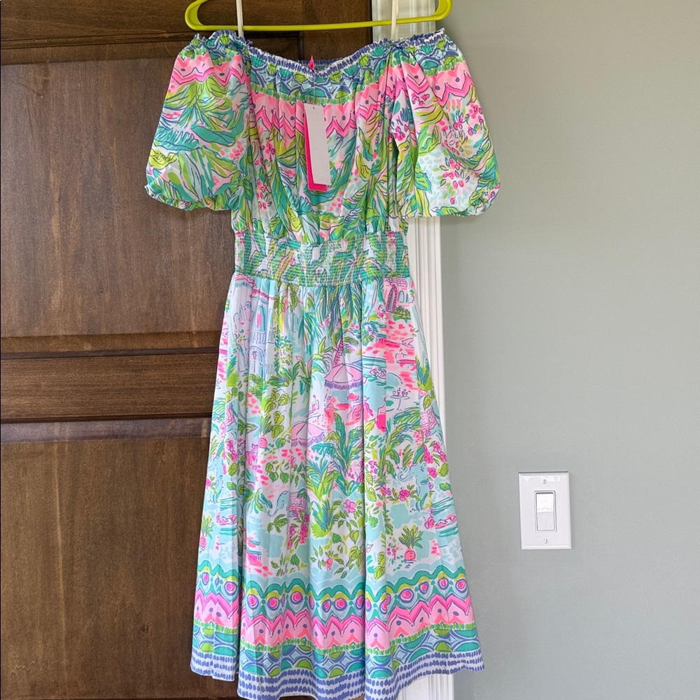 Lilly Pulitzer Multicolor Floral Midi Dress